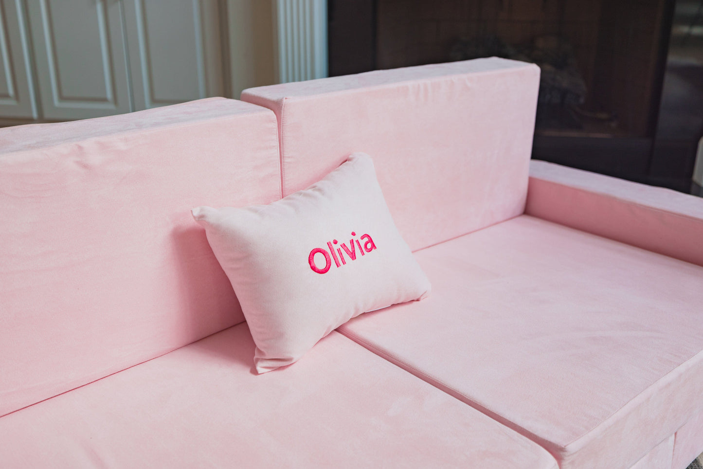 FoamOh! Extra Pillow Pink Extra Personalizable Pillow