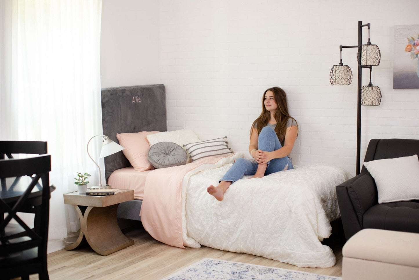 FoamOh! Dream Board HeadRest Queen Light Grey FoamOh Headboard Queen