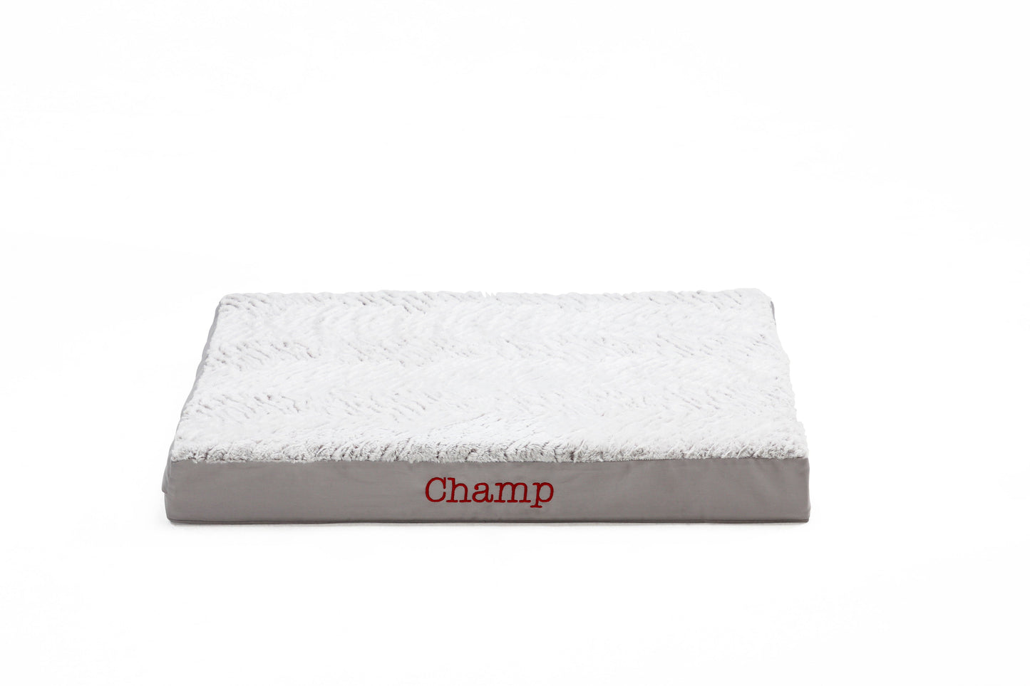 FoamOh! Wag-Oh! - Faux Fur Small / Light Grey FoamOh Pet Bed - Faux Fur