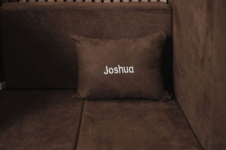 FoamOh! Extra Pillow Chestnut Extra Personalizable Pillow