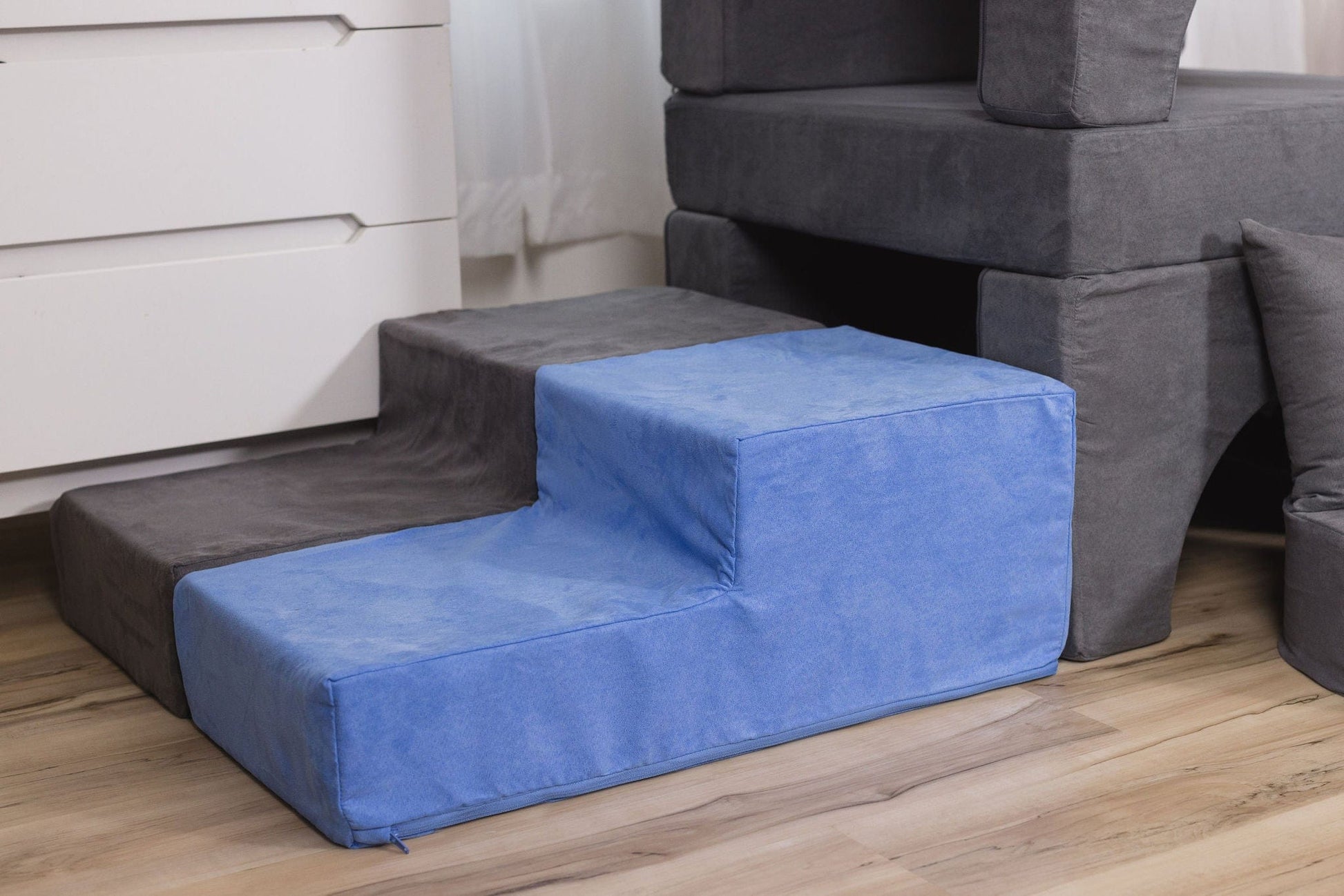FoamOh! FoamOh Foam Wedge Blue The FoamOh Steps