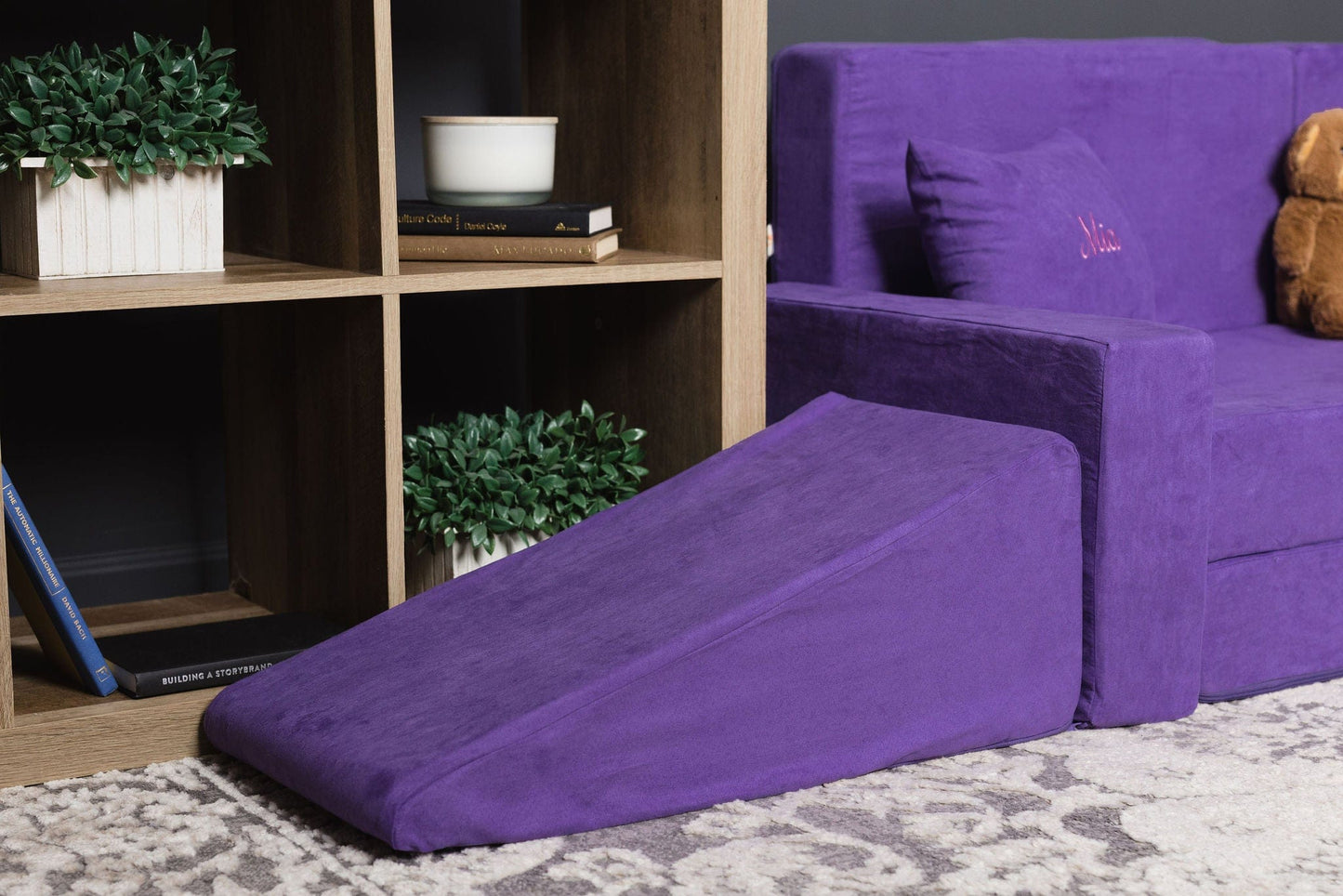 FoamOh! FoamOh Foam Wedge Purple The FoamOh Ramp
