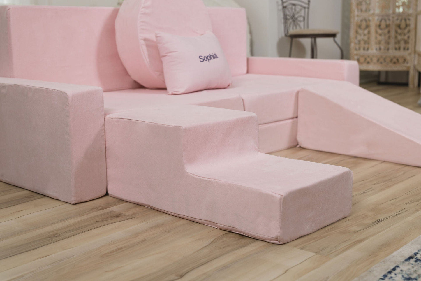FoamOh! FoamOh Foam Wedge Pink The FoamOh Steps