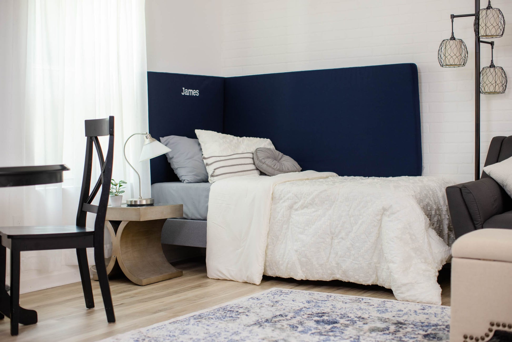 FoamOh! Dream Board HeadRest Day Bed Navy The FoamOh Daybed