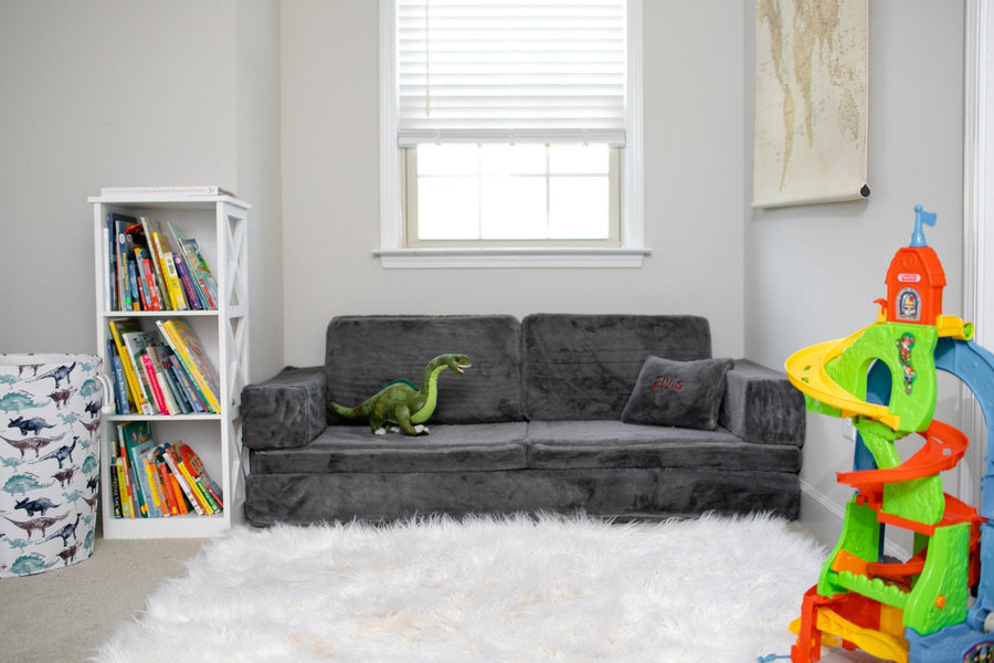 Faux Fur Dark Grey